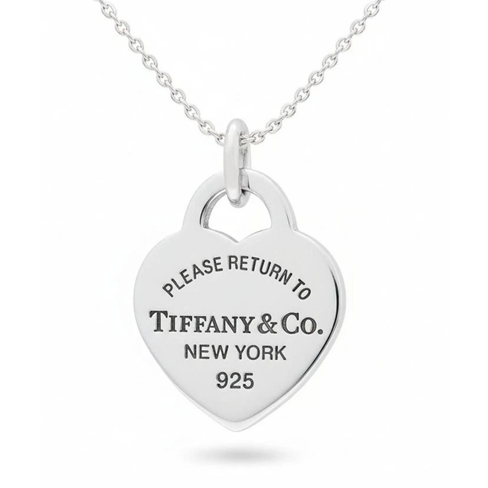 Tiffany & Co. Heart Pendant Charm .925 Sterling Silver